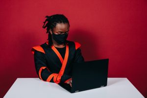 the computer ninja doing his job